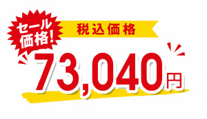 73,040円（税込）