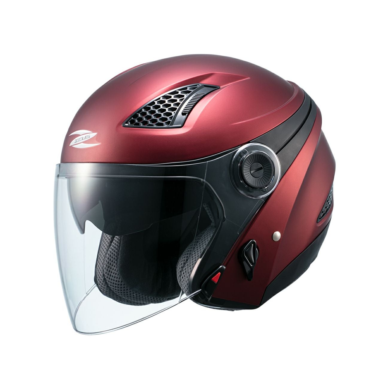 南海部品(ナンカイ)ZEUS(ゼウス)NAZ-221 ジェットヘルメット パールホワイト Lサイズ インナーバイザー装備  NAZ221WHLL ZEUS HELMET ジェットヘルメット NAZ-221南海部品カタログサイト・