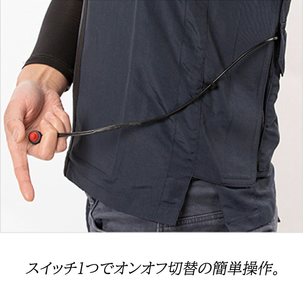 YAMASHIN 神風インナーアイスベスト YSR-NV-SET (バッテリー付き) 夏