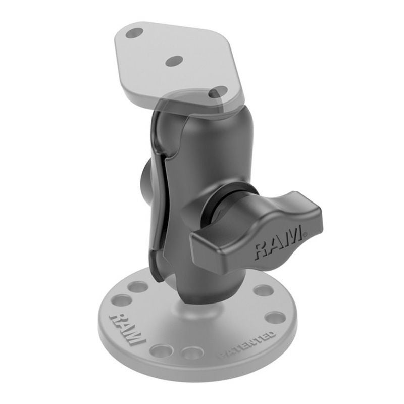 RAM MOUNTS ラムマウント ダブルソケットアームS(アルミ) 1インチ