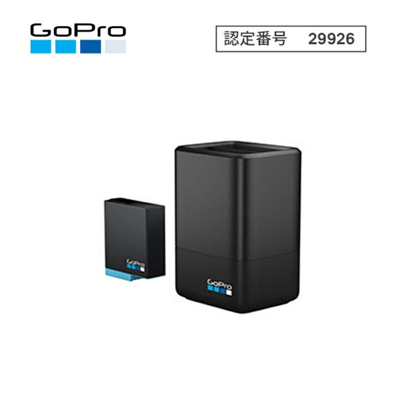 GoPro ゴープロ デュアルバッテリー充電器+バッテリー（HERO8 ブラック