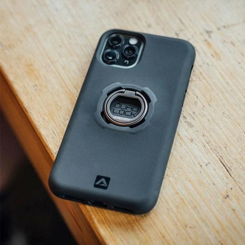 QUAD LOCK クアッドロック スマートフォンリング+カラビナ付 クアッド