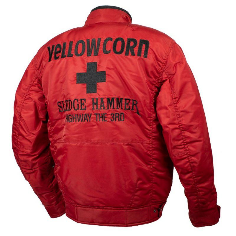赤ジャケット corn yellow d*9様 ナイロンジャケット　パットあり バイク バイクウェア YB-5102 CORN（イエローコーン） YeLLOW バイクウェア・装備