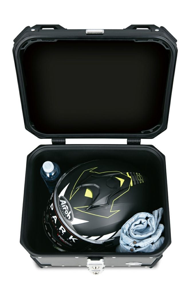 COOCASE クーケース アルミトップケースQ1 ブラック・シルバー COOCASE クーケース アルミトップケースQ1 ブラック・シルバー