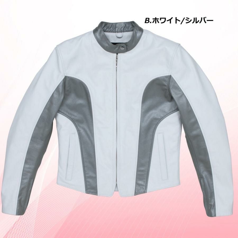 在庫限り】NANKAI レディース レーサー レザージャケット TR-004 南海