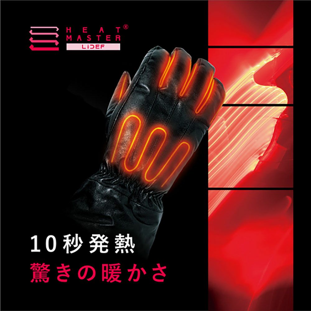 Liberta! リベルタ Heat Master 12VヒートレザーグローブTYPE-1 電熱
