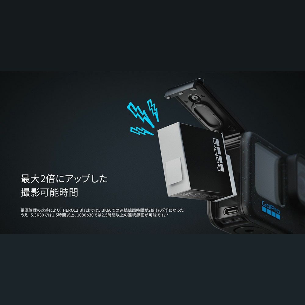 GoPro ゴープロ カメラ本体 HERO12 Black | 《公式》バイク用品通販は