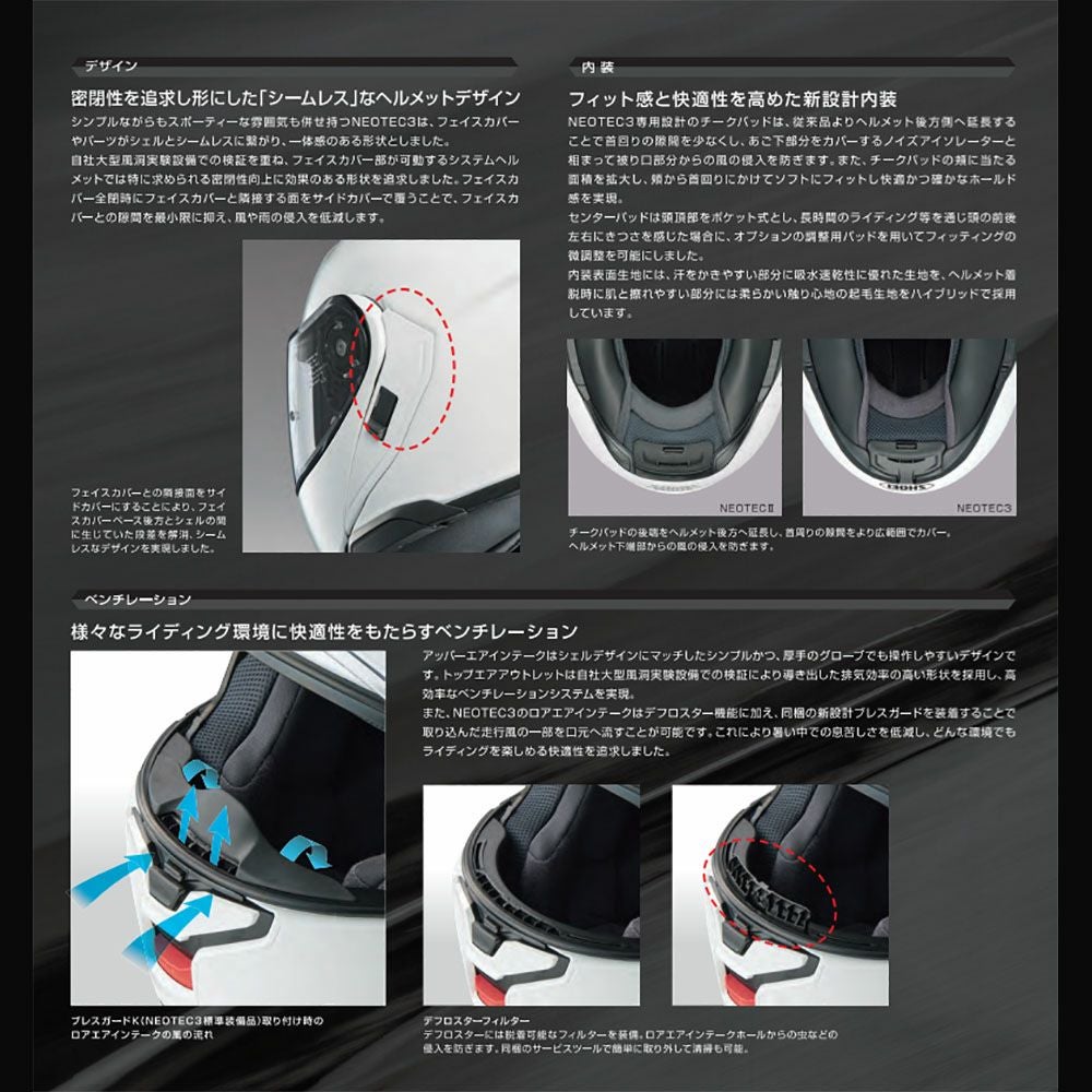 SHOEI ショウエイ ヘルメット NEOTEC3 SATORI（サトリ） | 《公式
