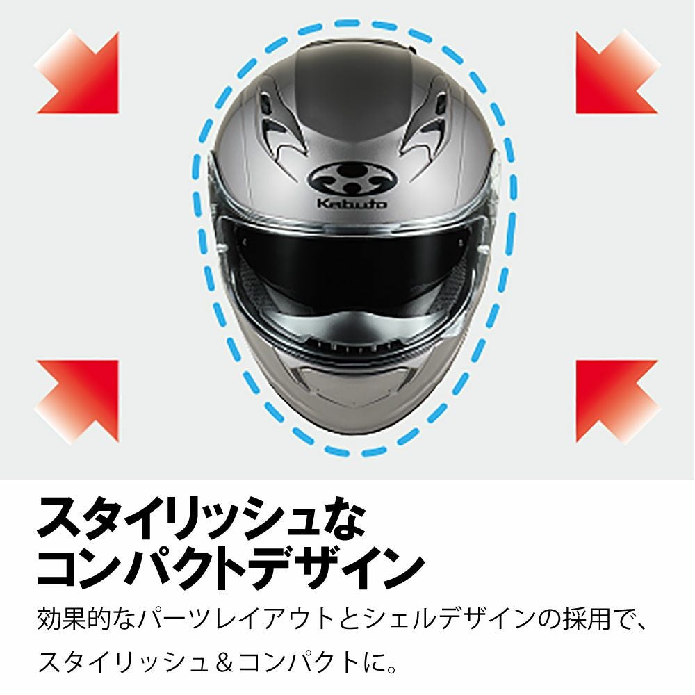 OGK KABUTO ヘルメット KAMUI-3 RIDGE （カムイ 3 リッジ