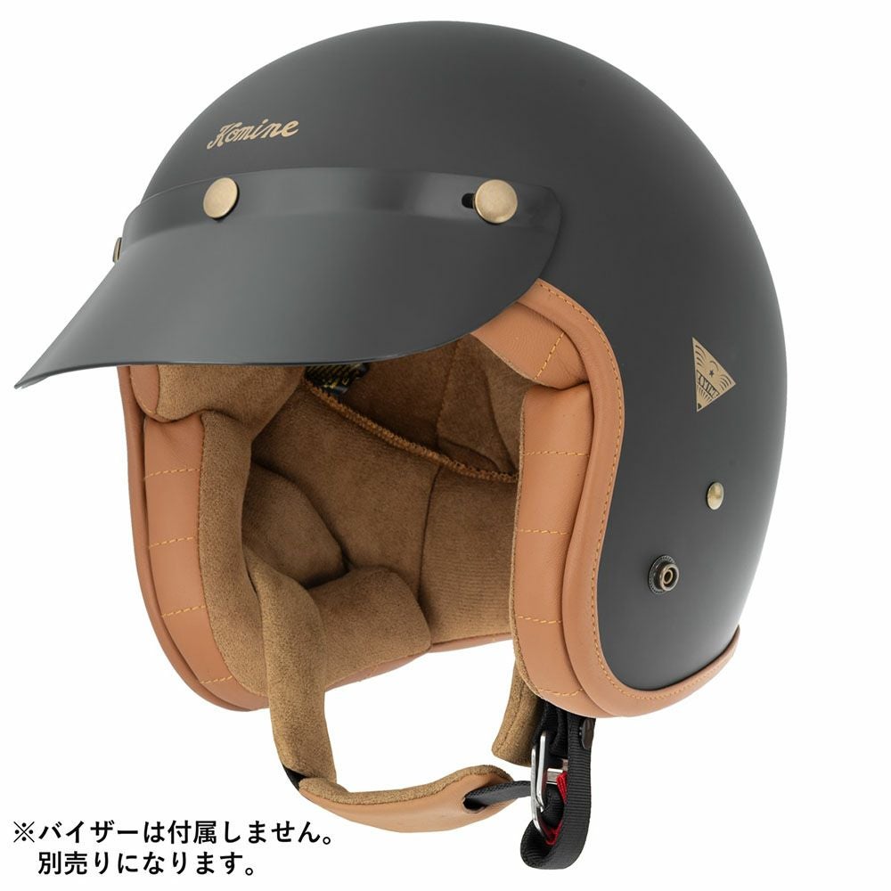 KOMINE コミネ ヘリテージ レザー ジェット ヘルメットHK-195 | 《公式
