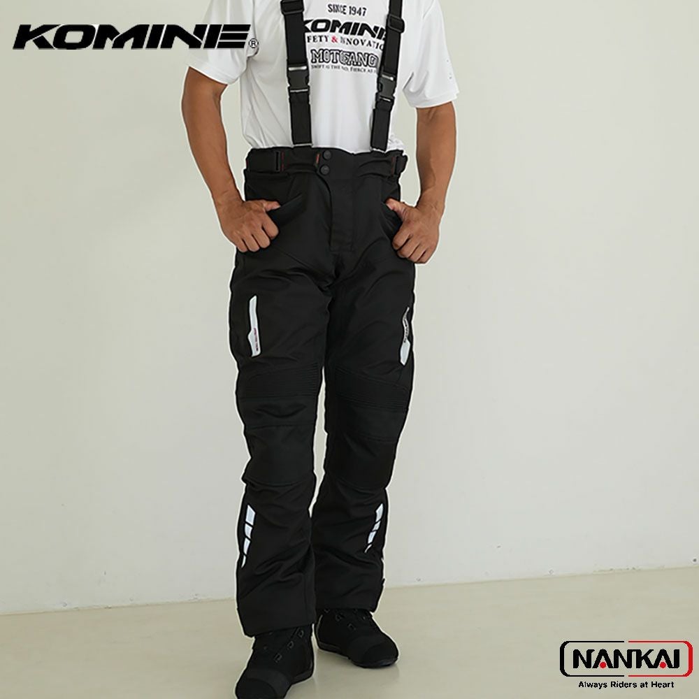 KOMINE サスペンダー付きパンツ ブラック KOMINE コミネ プロテクトウインターパンツ GERMANIA2PK-934 | 《公式