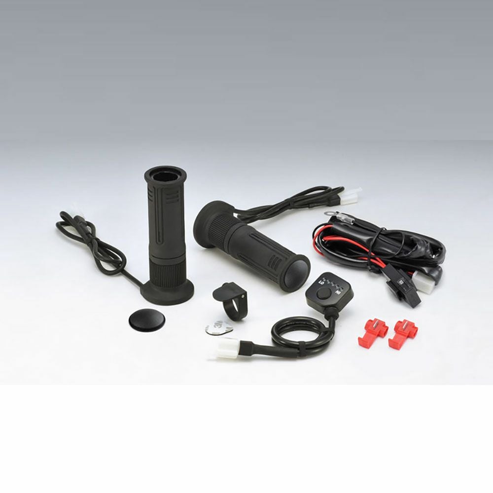キジマ グリップヒーター GH08 ｲﾝﾁ 全長130mm プッシュスイッチ