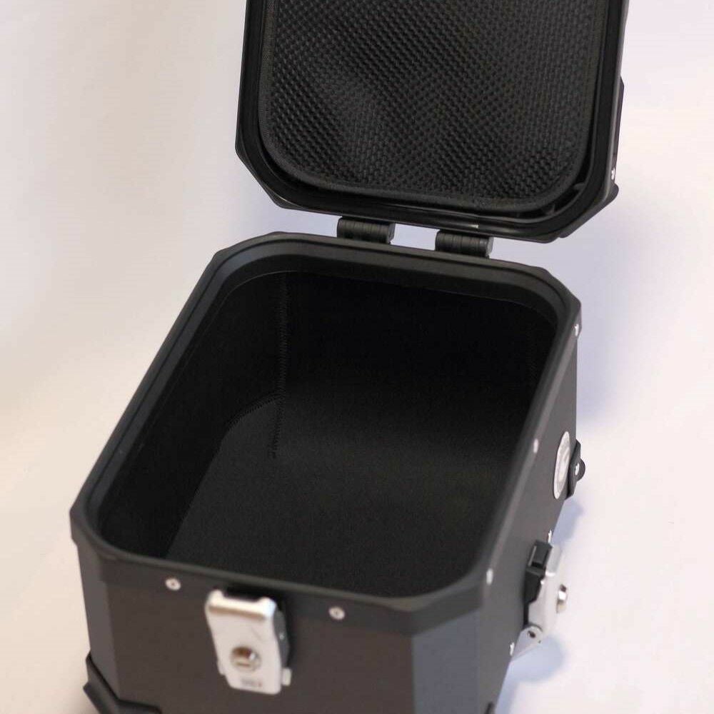 COOCASE クーケース 30L アルミトップケース ヘアラインダークグレー