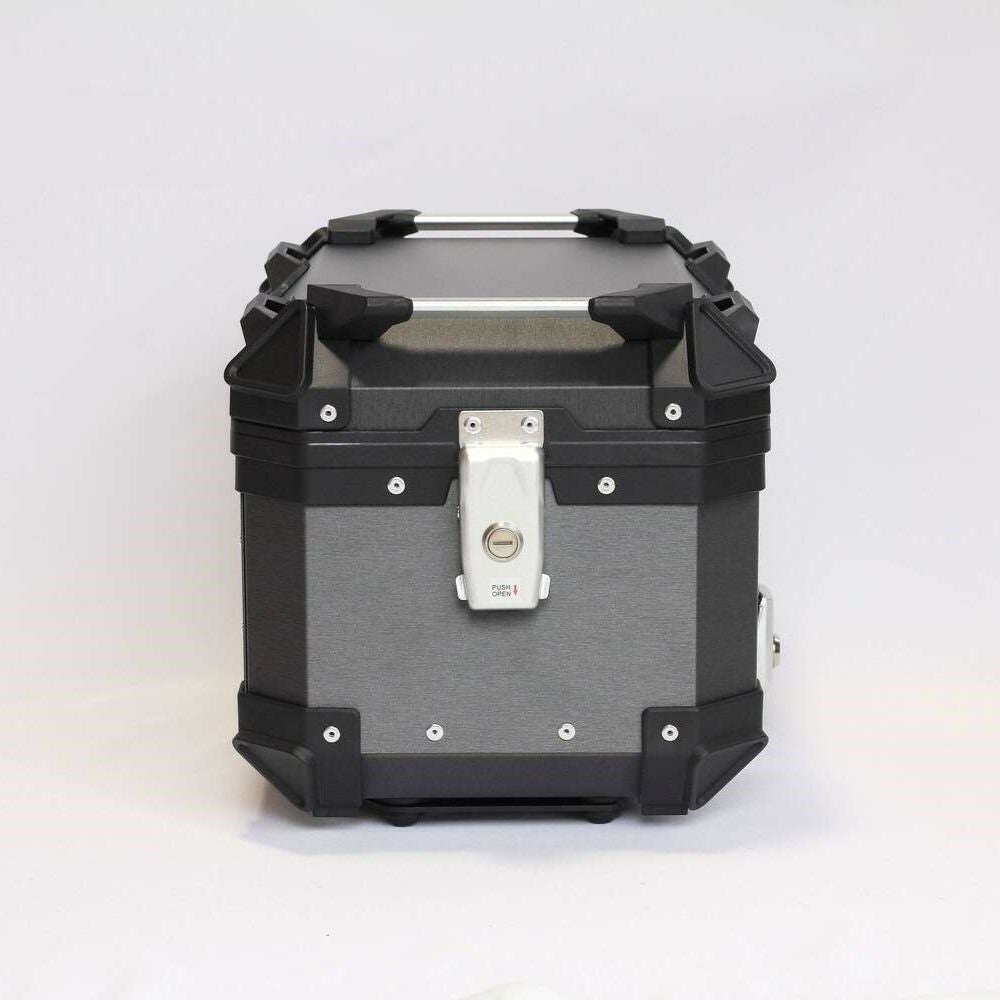 COOCASE クーケース 30L アルミトップケース ヘアラインダークグレー