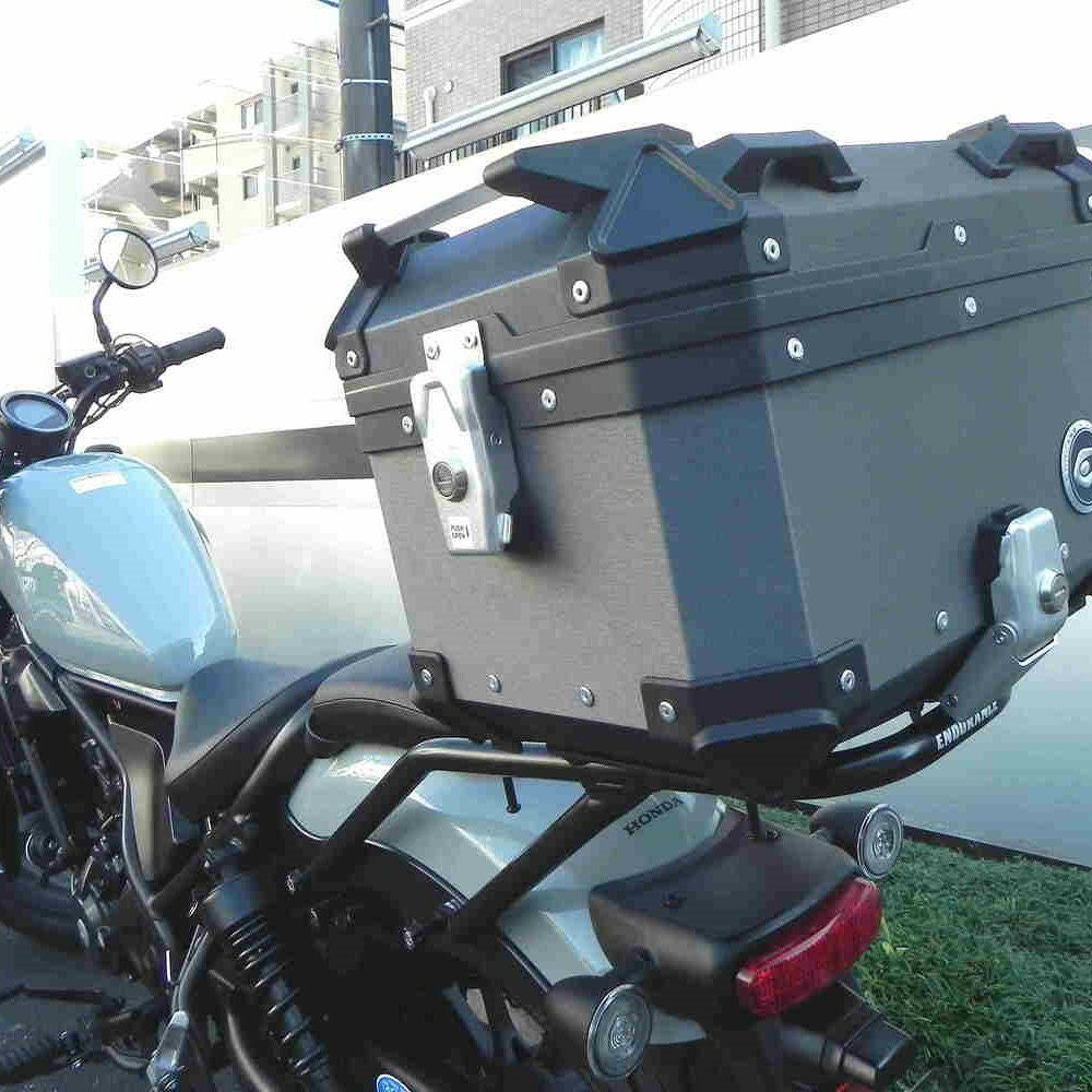 COOCASE クーケース 30L アルミトップケース ヘアラインダークグレー