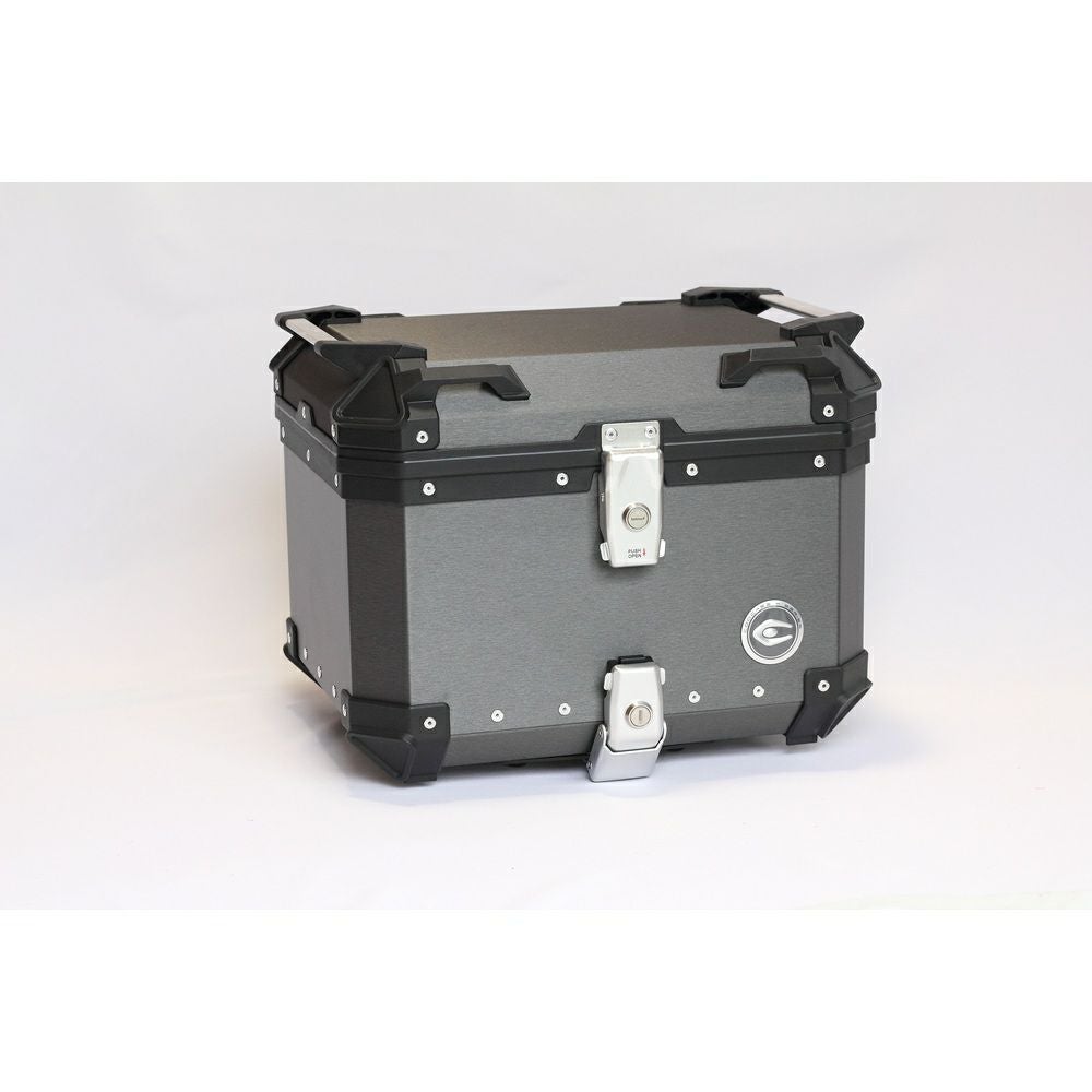 COOCASE クーケース 45L アルミトップケース ヘアラインダークグレー