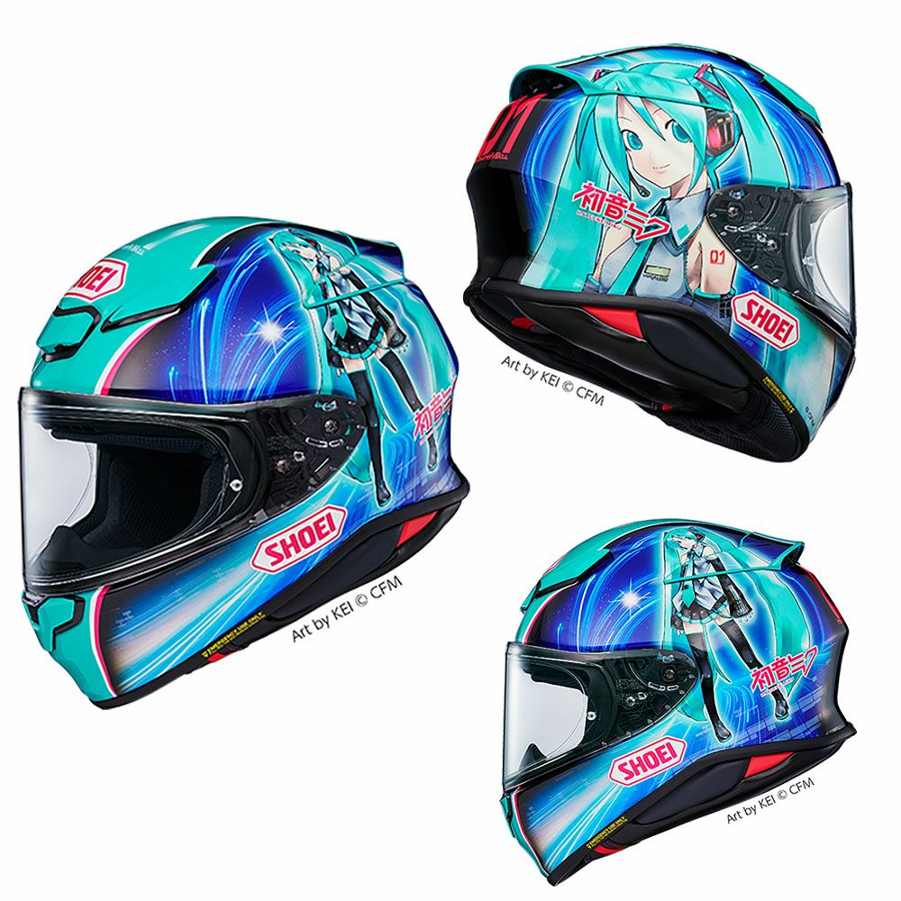 在庫限り】 SHOEI ショウエイ ヘルメットZ-8 初音ミク ゼット-エイト