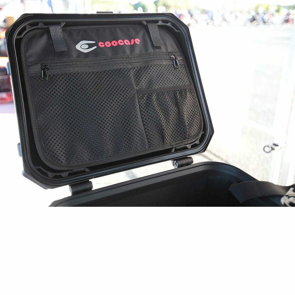 COOCASE（クーケース）Q5/55L ADJバックレスト アルミトップケース