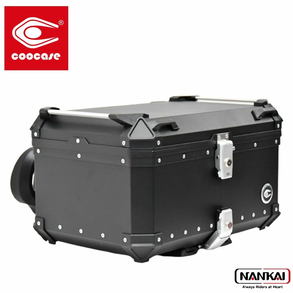 COOCASE（クーケース）Q3/65L ADJバックレスト アルミトップケース