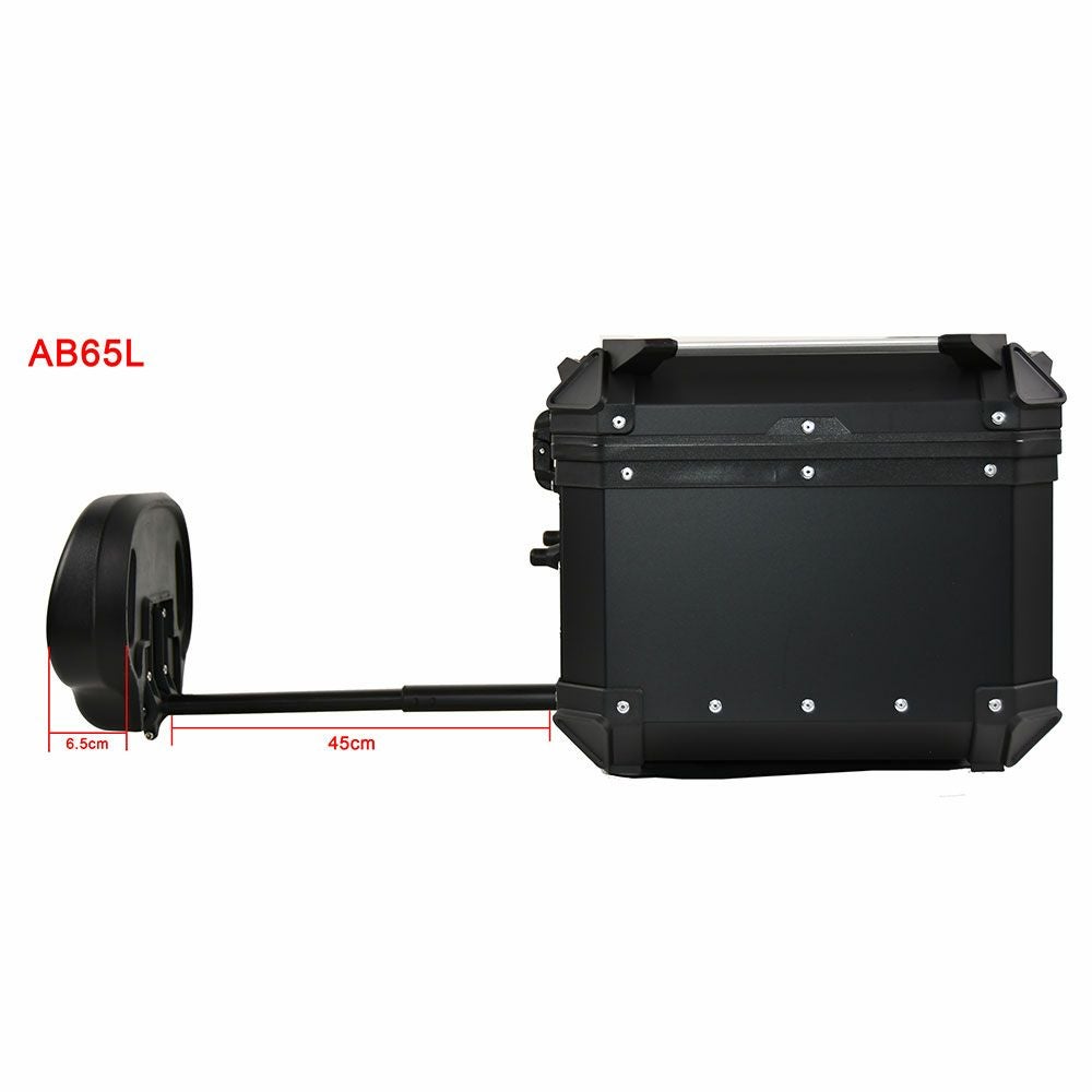 COOCASE（クーケース）Q3/65L ADJバックレスト アルミトップケース