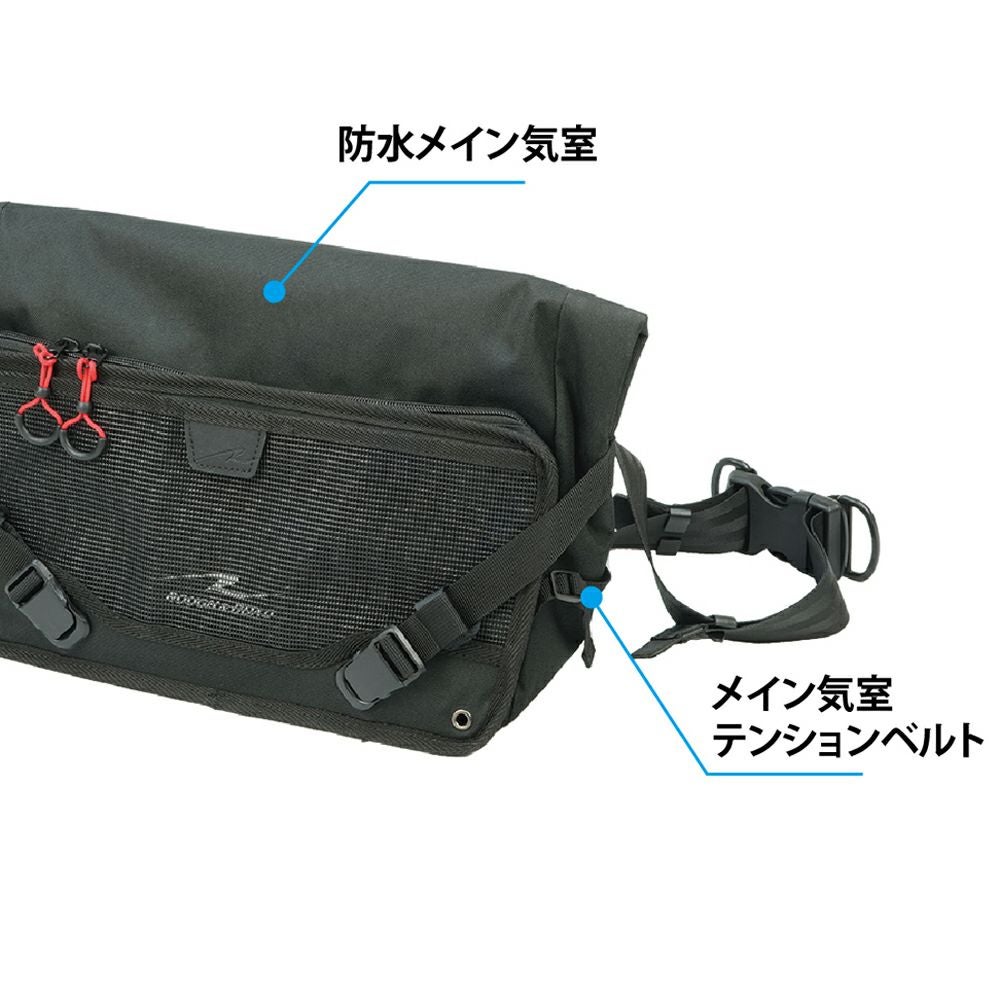 ROUGH&ROAD ラフ＆ロード AQA DRY ワンショルダー ブラック RR9311