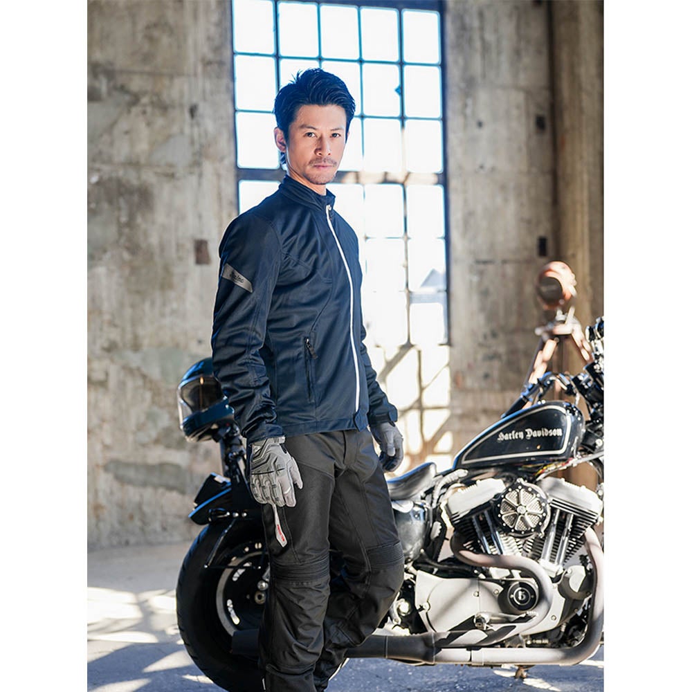 KOMINE コミネ エニグマG2フルメッシュジャケット ネイビー 品番：JK