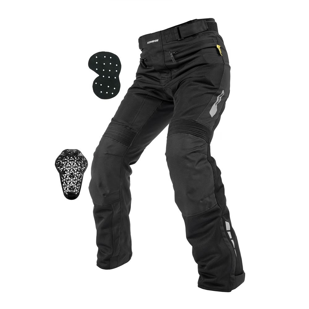 KOMINE コミネ エニグマG2ライディングメッシュパンツ ブラック 品番