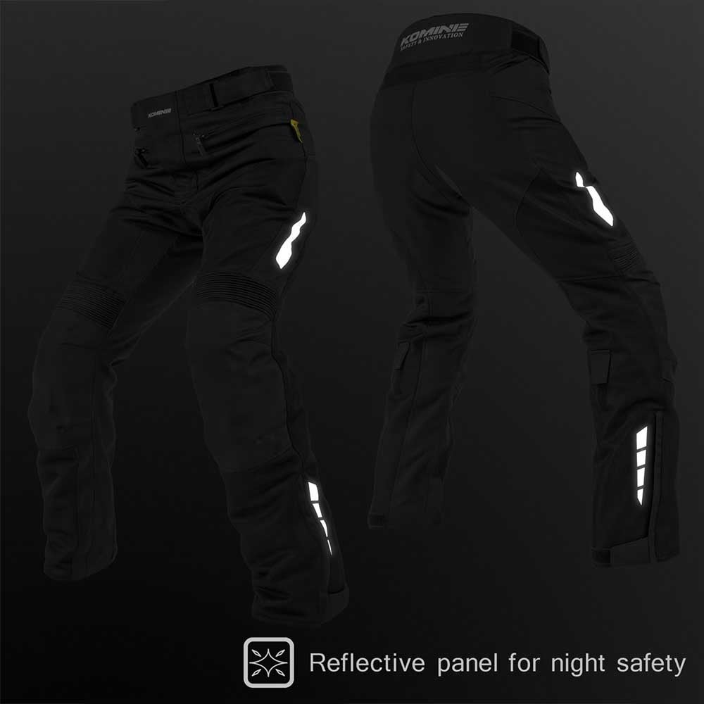 KOMINE コミネ エニグマG2ライディングメッシュパンツ ブラック 品番