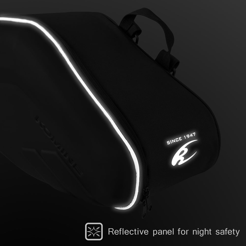 KOMINE コミネ モールデットサドルバッグ BLACK SA254 | 《公式