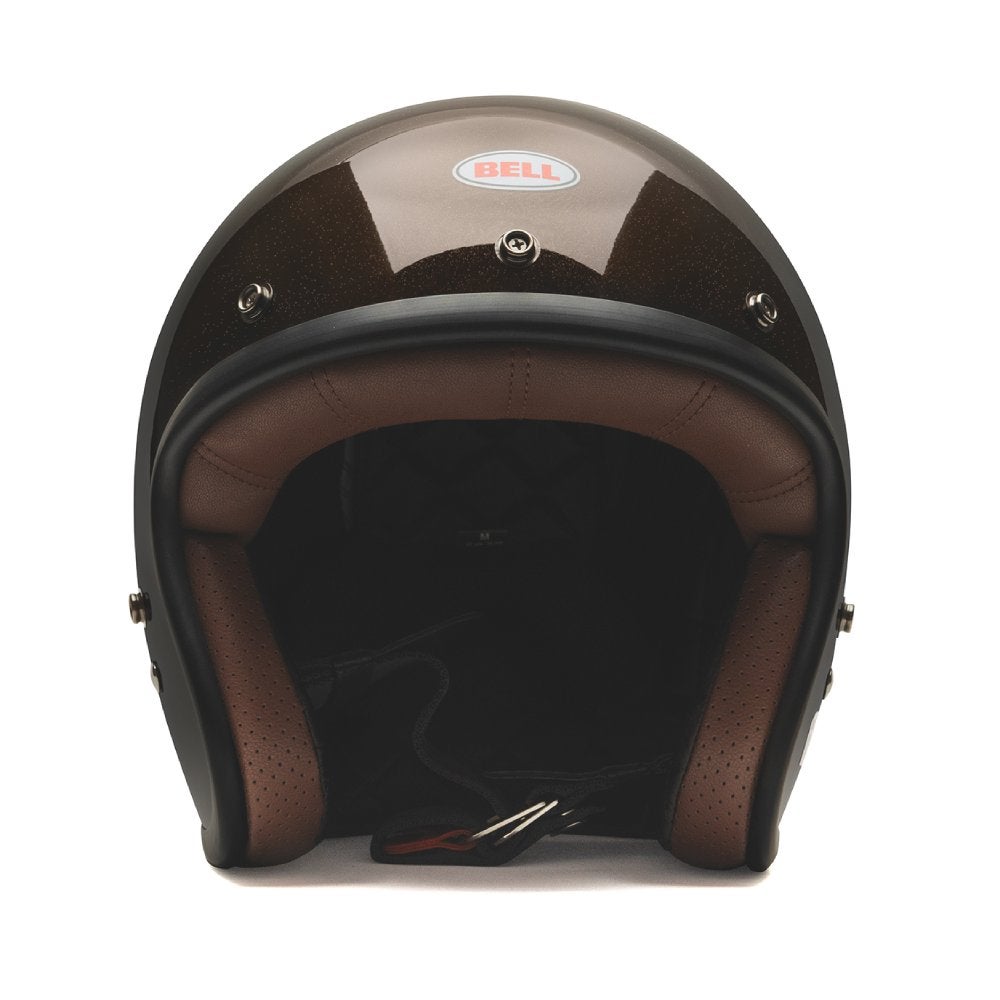 ジェットヘル ヘルメット BELL ベル HELMET Custom500 FLAKE ROOTBEER