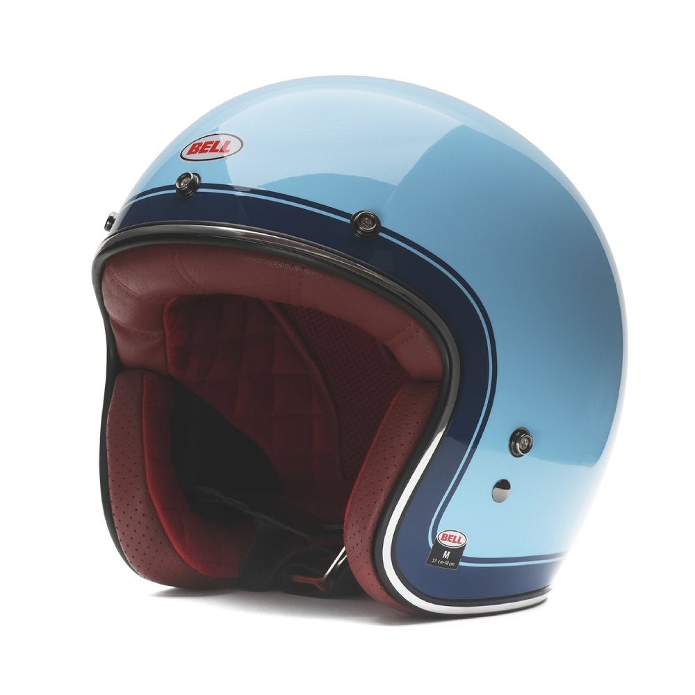 ジェットヘル ヘルメット BELL ベル HELMET Custom500 CRATE ICE BLUE