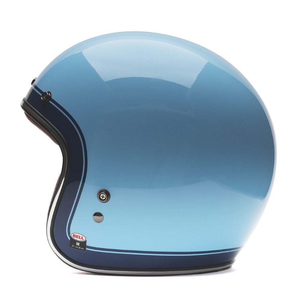 ジェットヘル ヘルメット BELL ベル HELMET Custom500 CRATE ICE BLUE