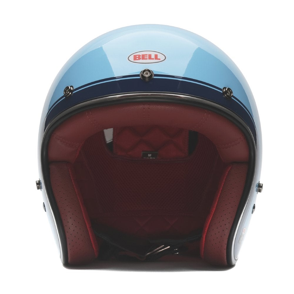 ジェットヘル ヘルメット BELL ベル HELMET Custom500 CRATE ICE BLUE