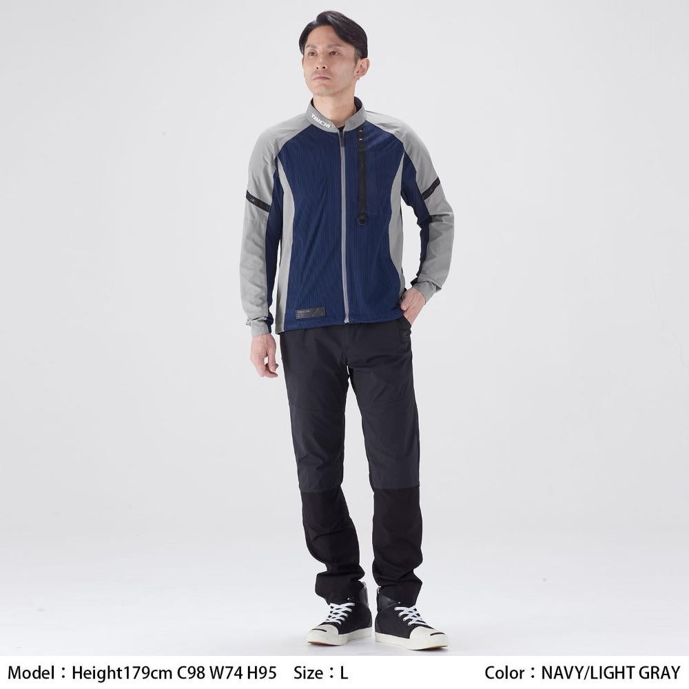 RS TAICHI アールエスタイチ ライト エアージャケット NAVY/LIGHT GRAY