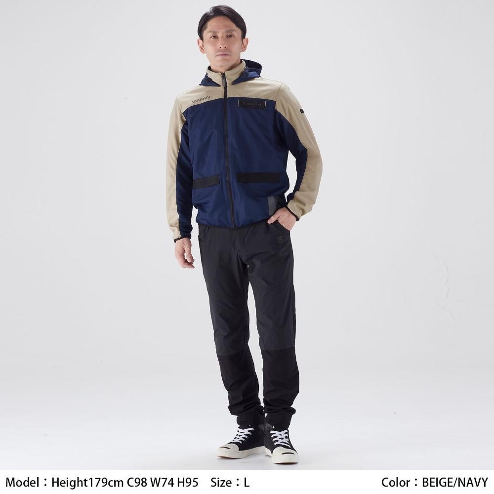 RS TAICHI アールエスタイチ エアー フリップパーカ BEIGE/NAVY 品番