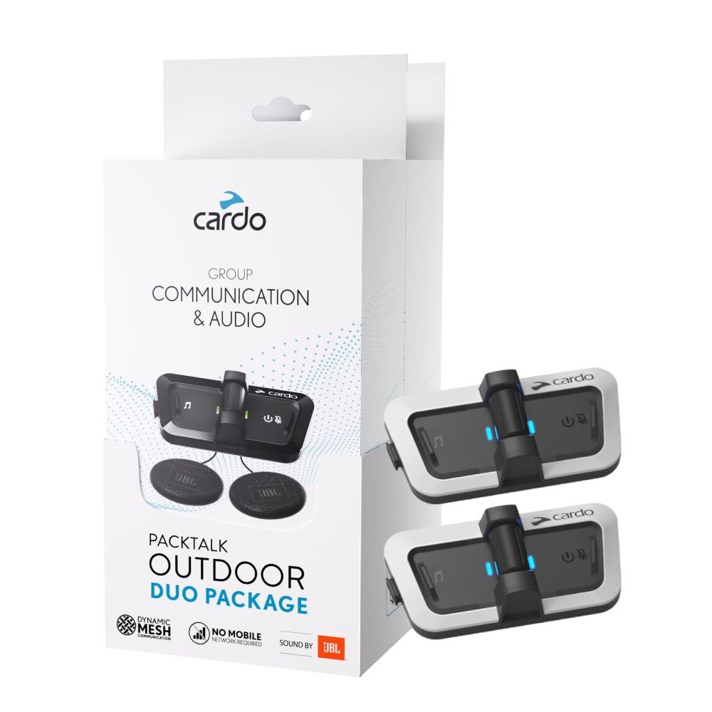 Cardo カルド PACKTALK OUTDOOR - BLACK パックトーク アウトドア