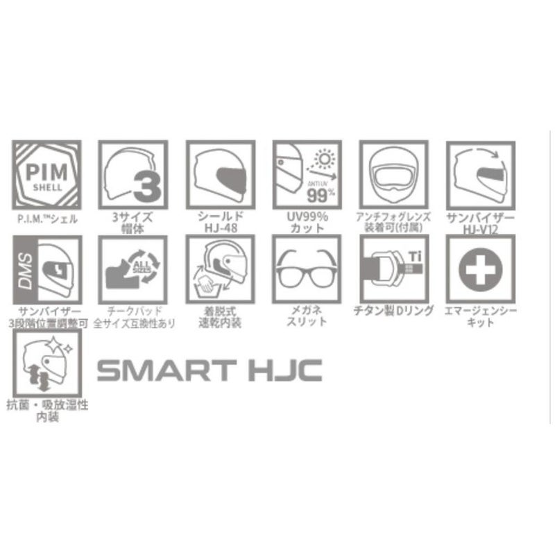 HJCHELMETSエイチジェイシーヘルメットHJCRPHA72ソリッド_PEARLWHITE