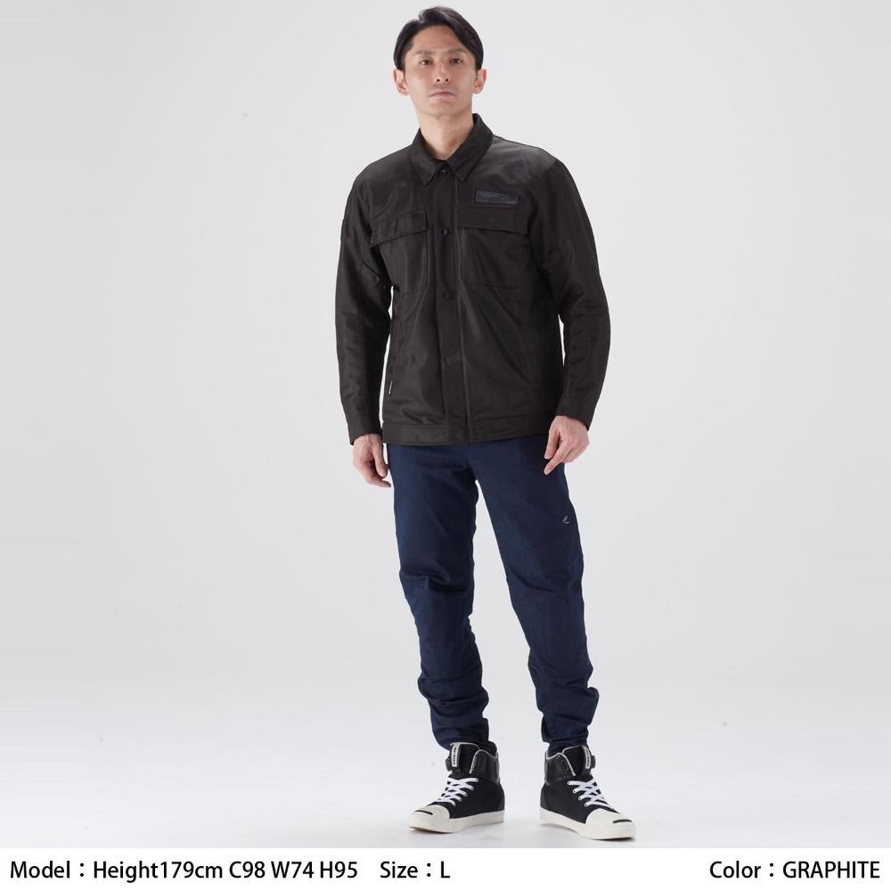 RSTAICHI(アールエスタイチ)MILESAIRJACKETマイルズエアージャケットアパレルバイクウェア自転車軽量快適GRAPHITERSJ353