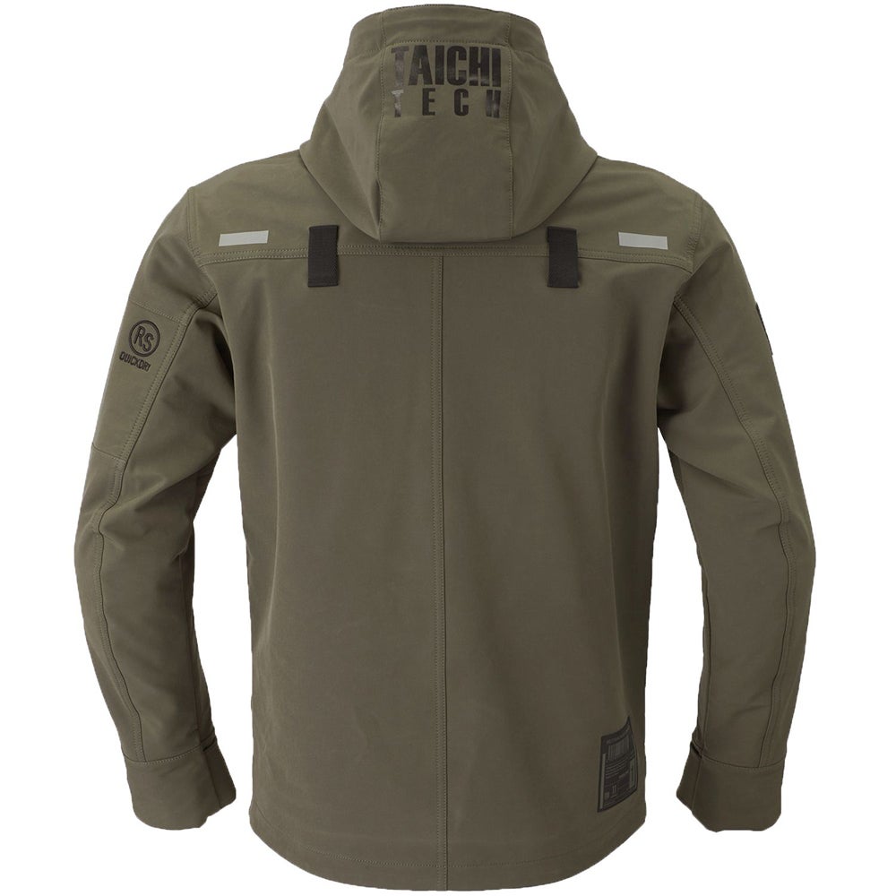 RS TAICHI (アールエスタイチ) QUICK DRY PARKA クイックドライパーカ ジャケット バイクウェア 自転車 軽量 快適 TECH KHAKI RSJ335