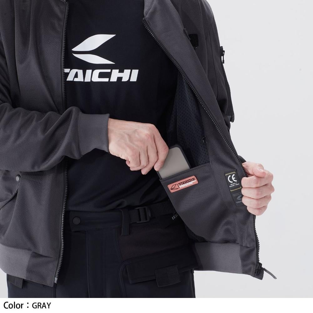 RSTAICHI(アールエスタイチ)AIRFLIGHTJACKETエアーフライトジャケットアパレルバイクウェア自転車軽量快適GRAYRSJ351