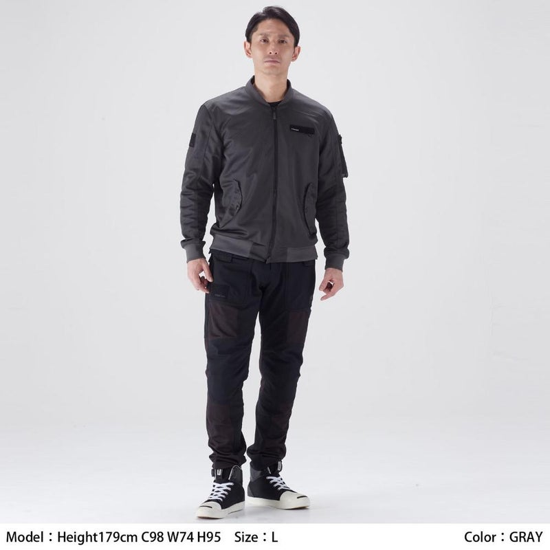 RSTAICHI(アールエスタイチ)AIRFLIGHTJACKETエアーフライトジャケットアパレルバイクウェア自転車軽量快適GRAYRSJ351