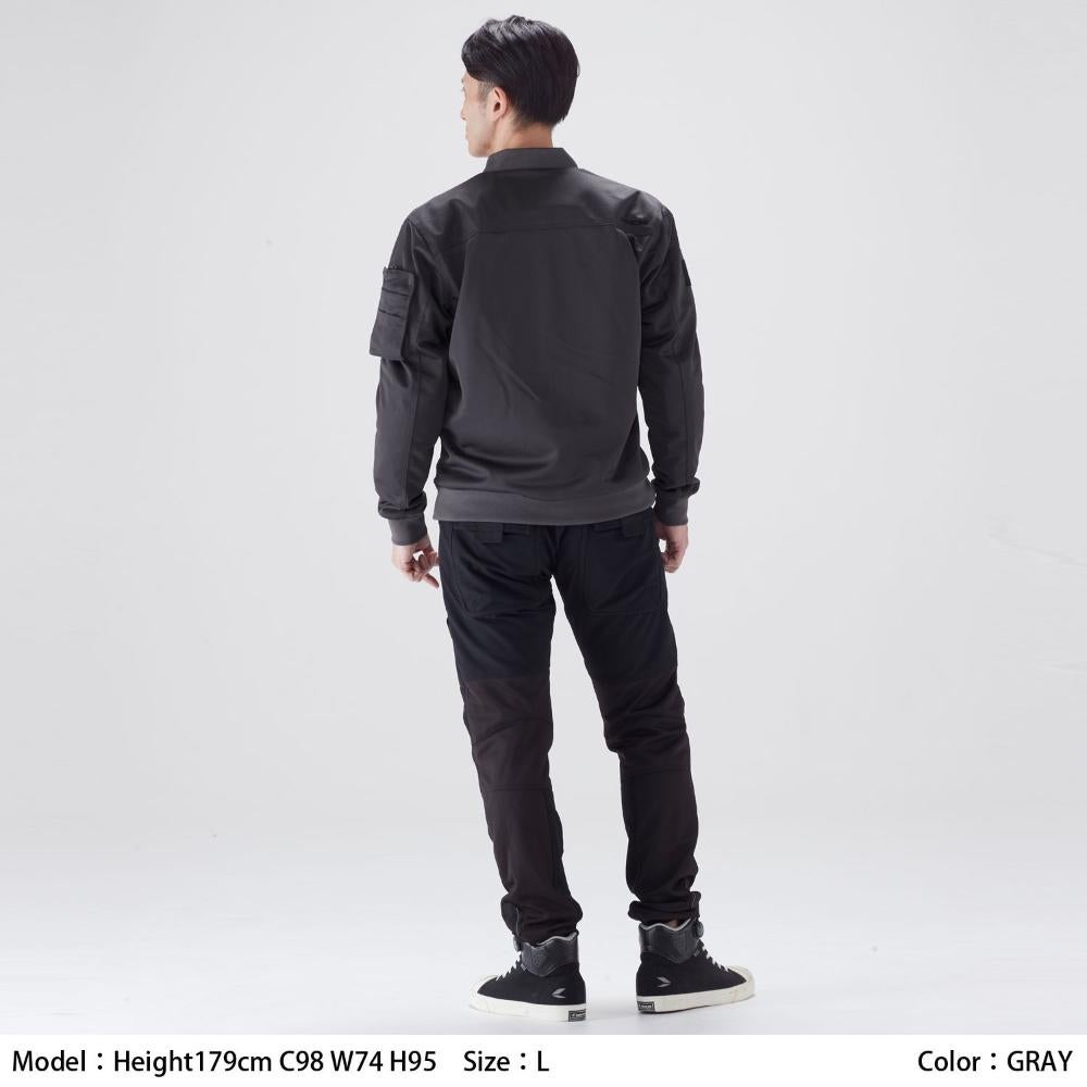 RSTAICHI(アールエスタイチ)AIRFLIGHTJACKETエアーフライトジャケットアパレルバイクウェア自転車軽量快適GRAYRSJ351