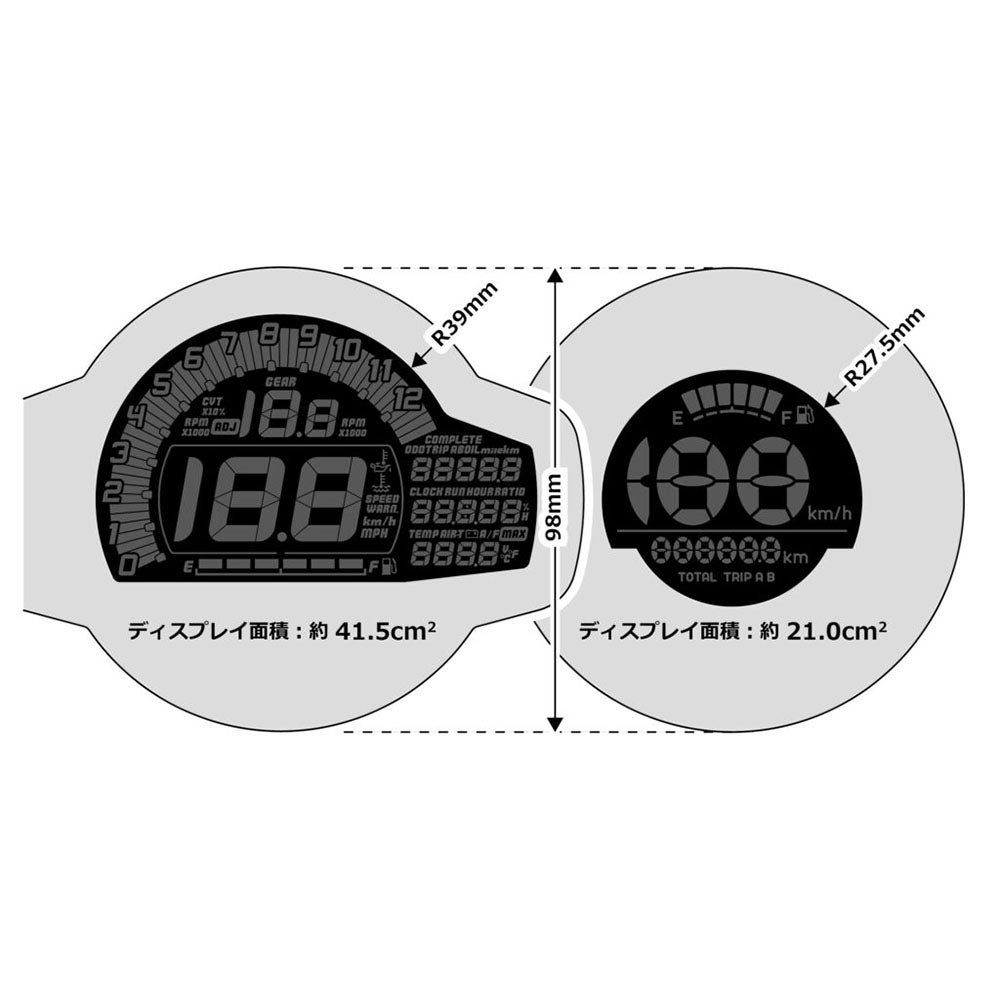 OPMID オプミッド OPマルチメーター GPC対応 モンキー125（JB03/JB05