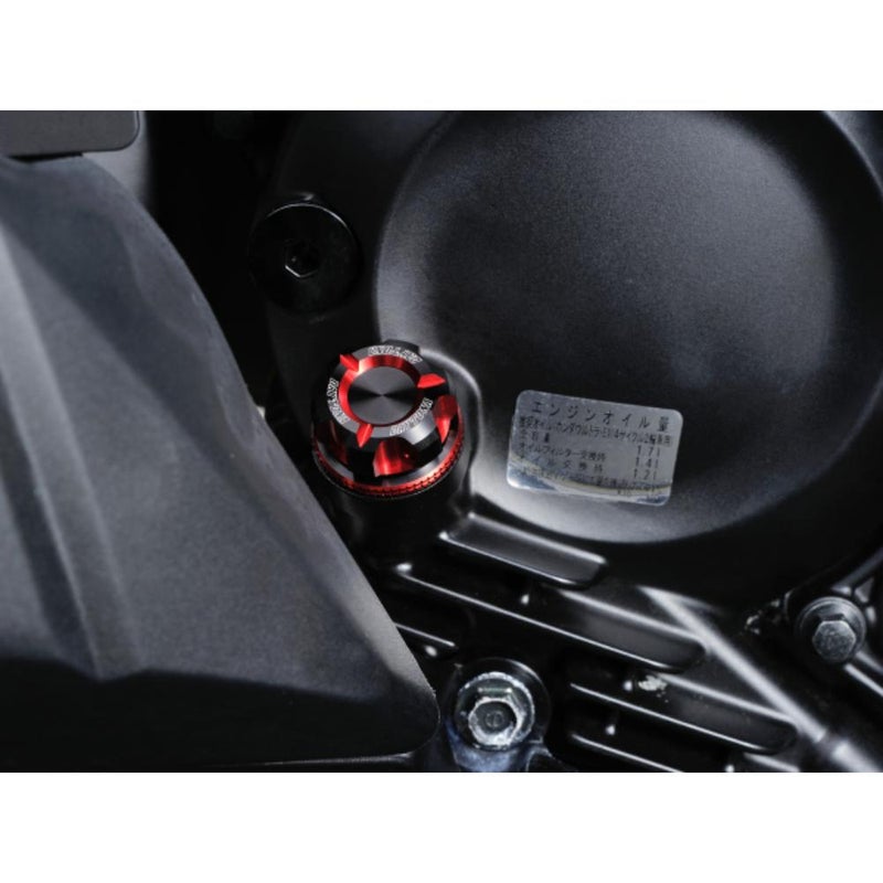 DAYTONAデイトナPREMIUMZONEオイルフィラーキャップ（レッド）M20×P2.5品番：91890