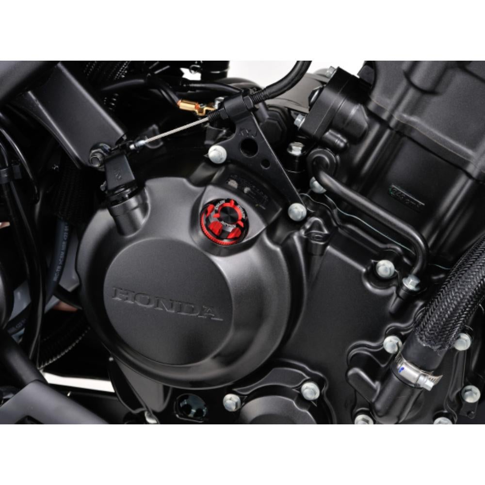 DAYTONAデイトナPREMIUMZONEオイルフィラーキャップ（レッド）M20×P2.5品番：91890